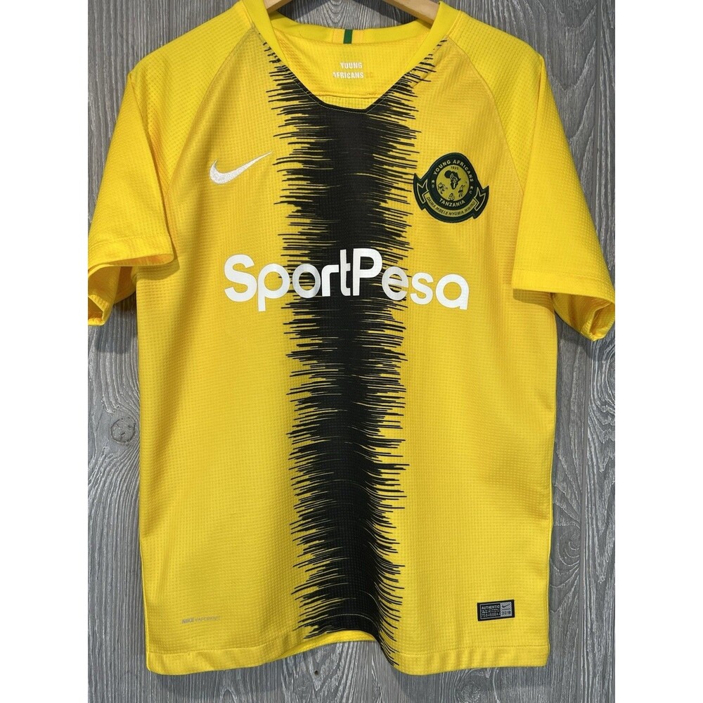 NIKE Young Africans SC YANGA Home Jersey Mens Sz M 2019 SportPesa ULTRA RARE 🔥